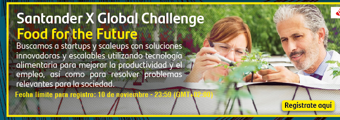 Santander X Global Challenge | Food for the Future (Registro)